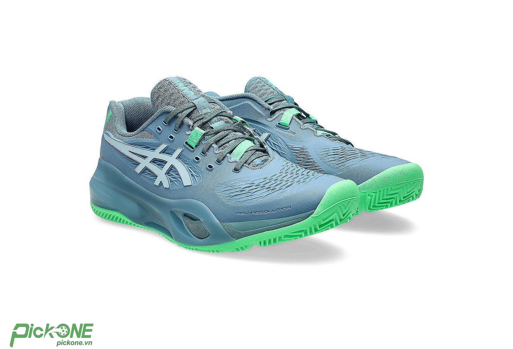 Giày Pickleball ASICS Gel-Resolution X Padel SABA BLUE/COOL GREY