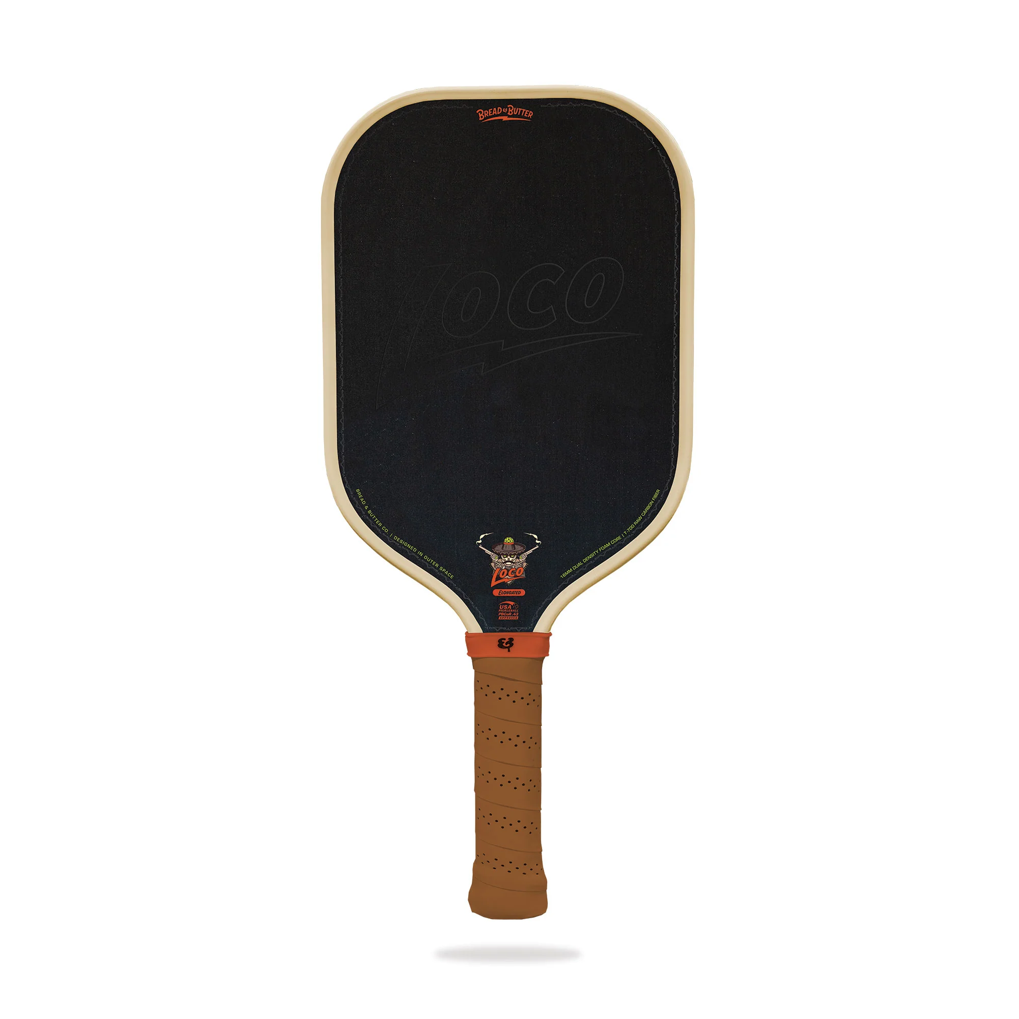Vợt Pickleball Bread & Butter Loco Elongated - Tan 16mm