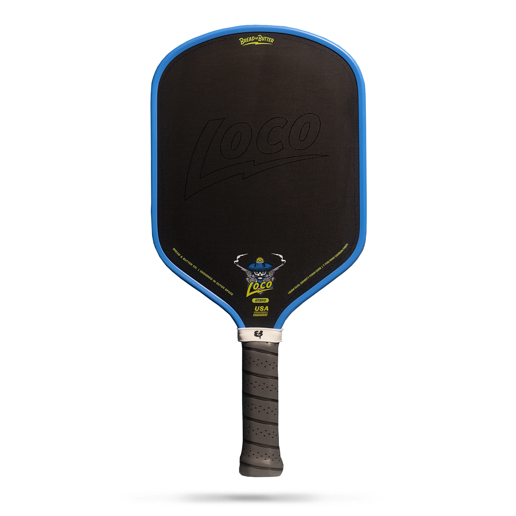 Vợt Pickleball Bread & Butter Loco Hybrid - Azul 16mm