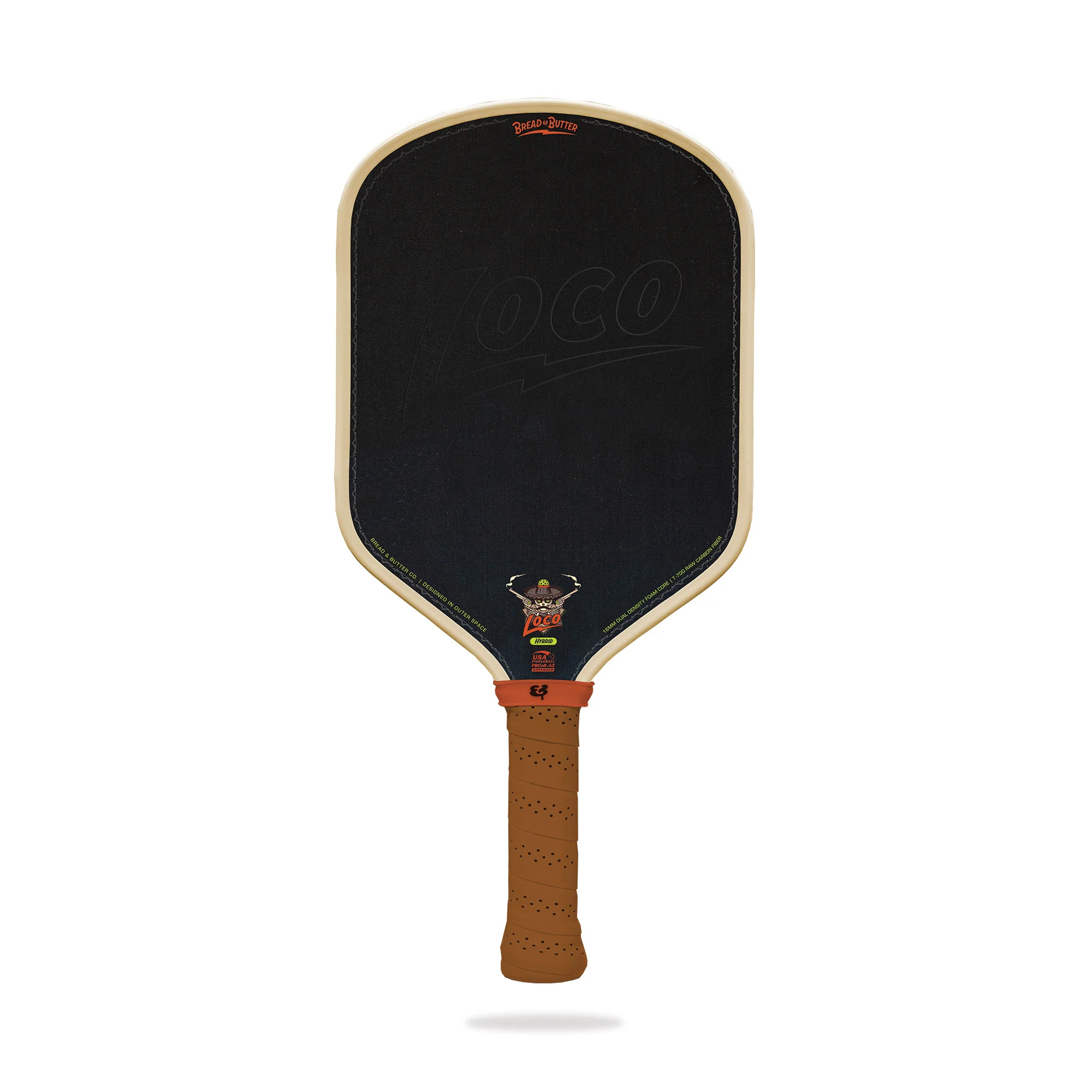 Vợt Pickleball Bread & Butter Loco Hybrid - Tan 16mm