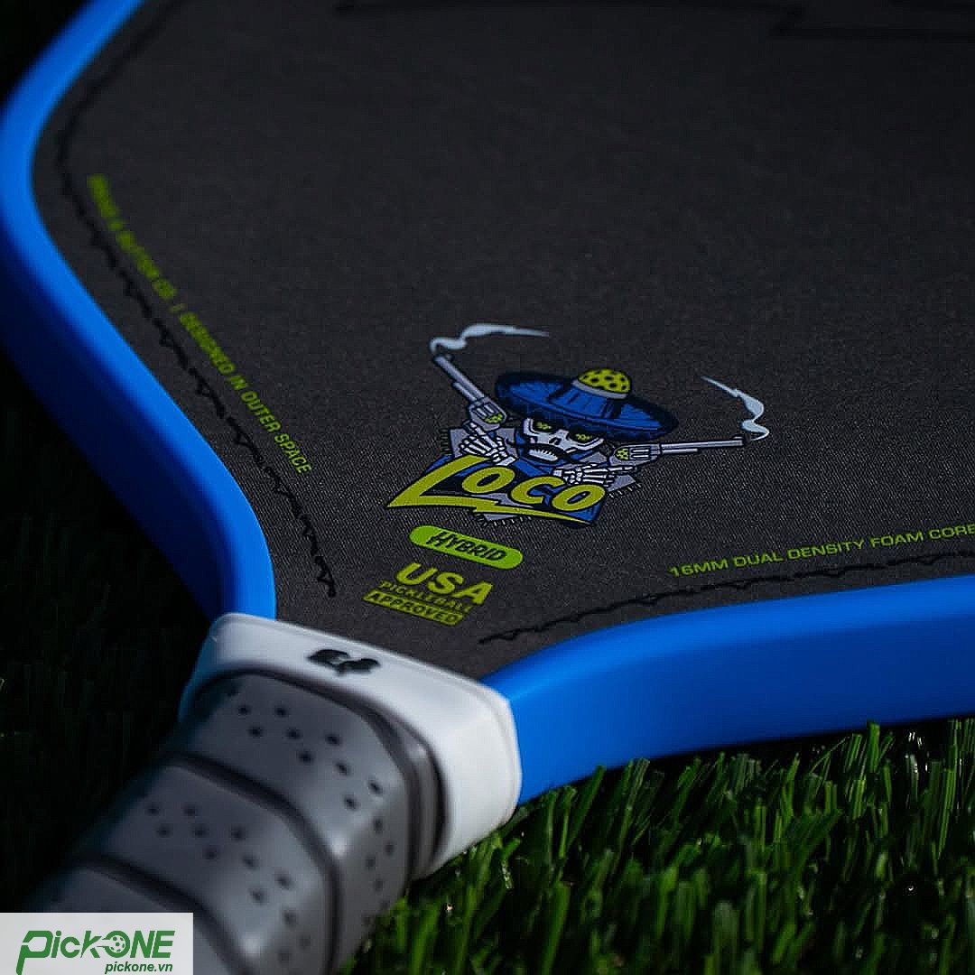 Vợt Pickleball Bread & Butter Loco Hybrid - Azul 16mm