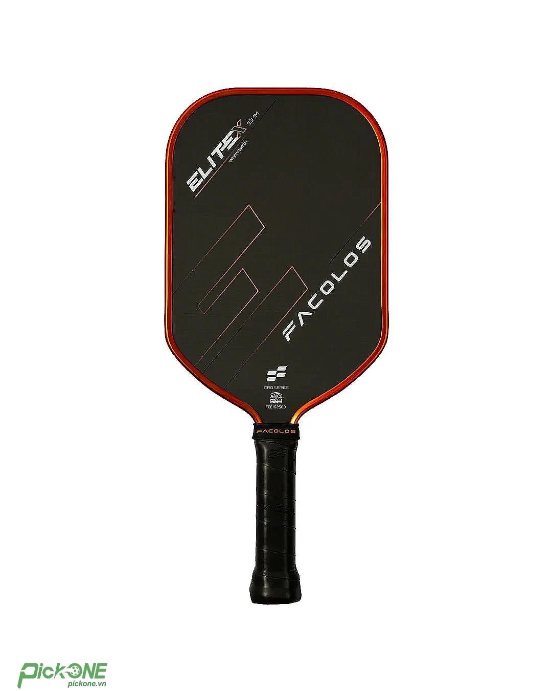 Vợt Pickleball Facolos Elite X Elongated - Metalic Orange 16mm