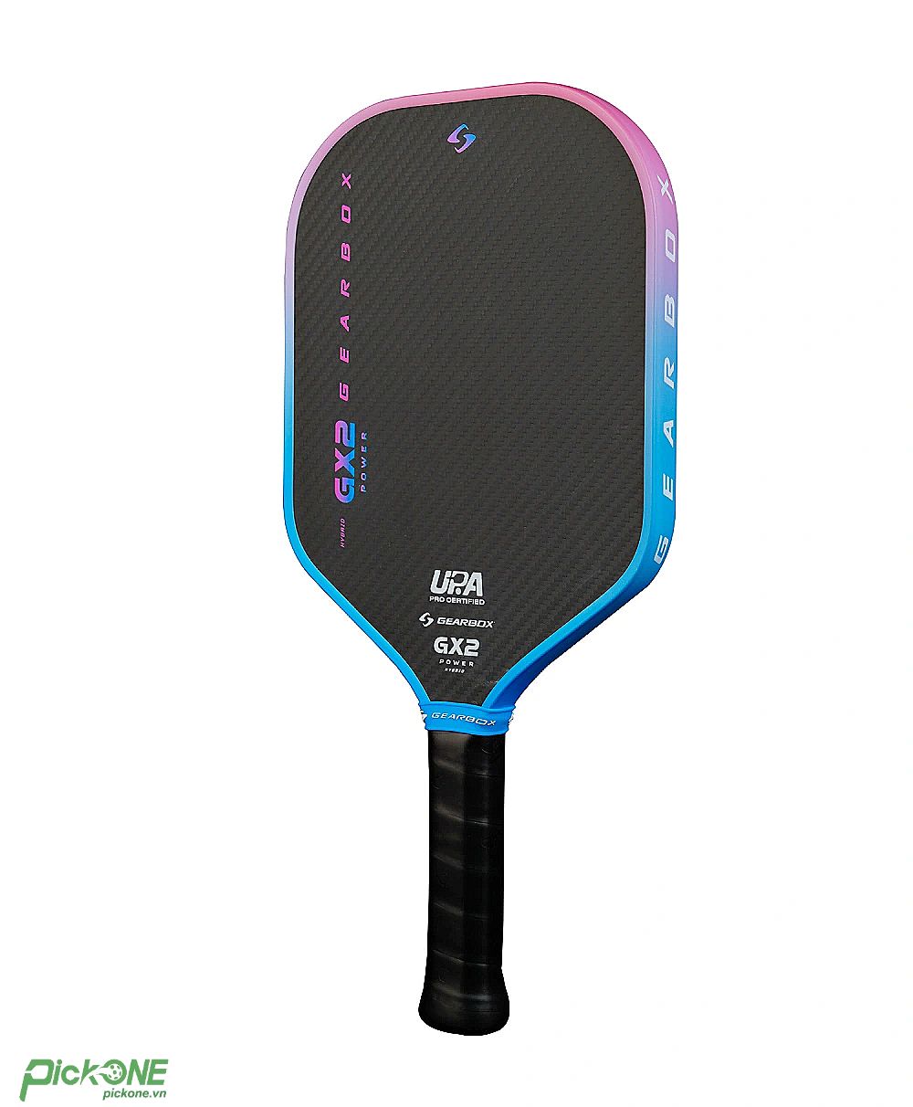 Vợt pickleball Gearbox GX2 Power Hybrid 16mm (Limited - Blue Pink)