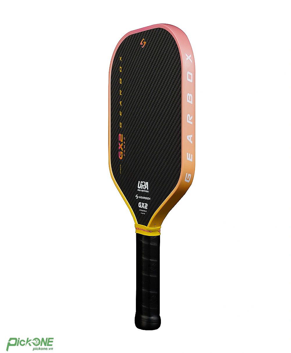 Vợt Pickleball Gearbox GX2 Power Hybrid 16mm (Limited - Yellow Pink)