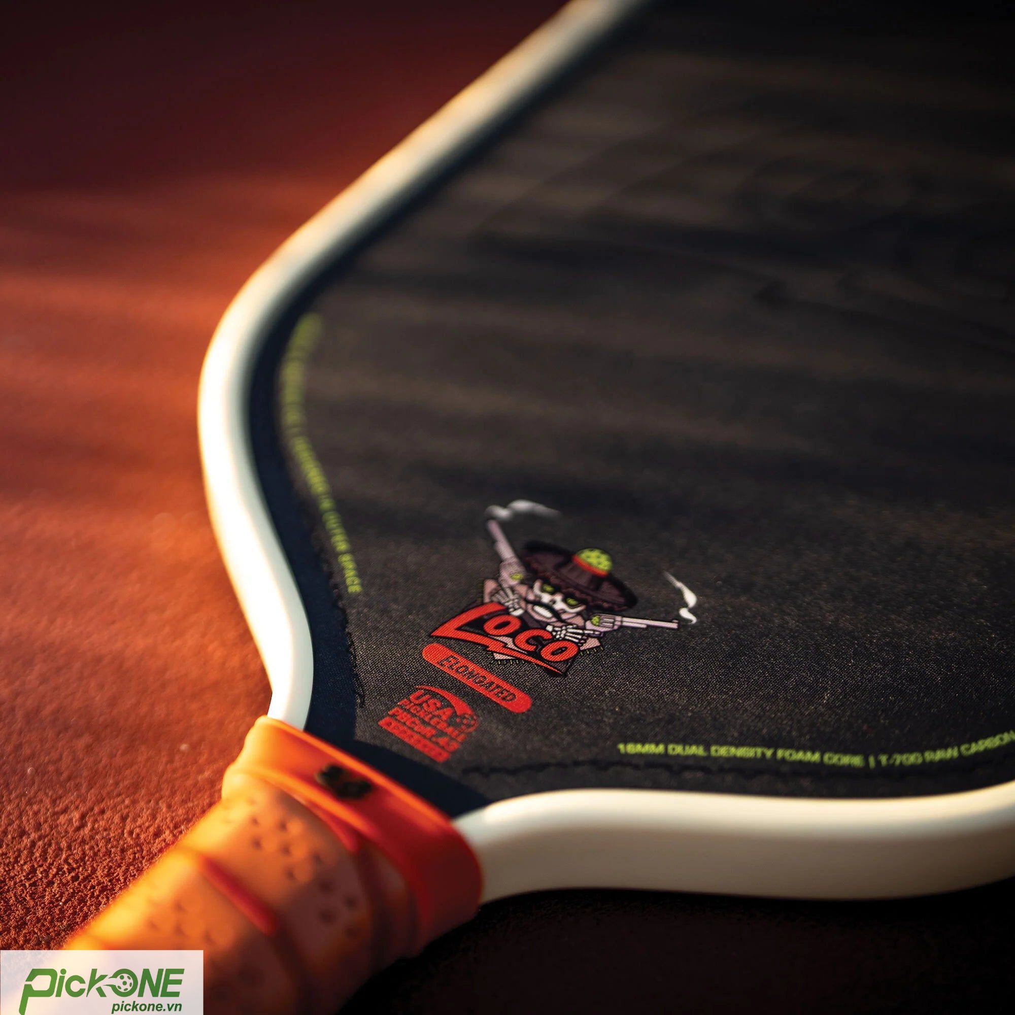 Vợt Pickleball Bread & Butter Loco Elongated - Tan 16mm