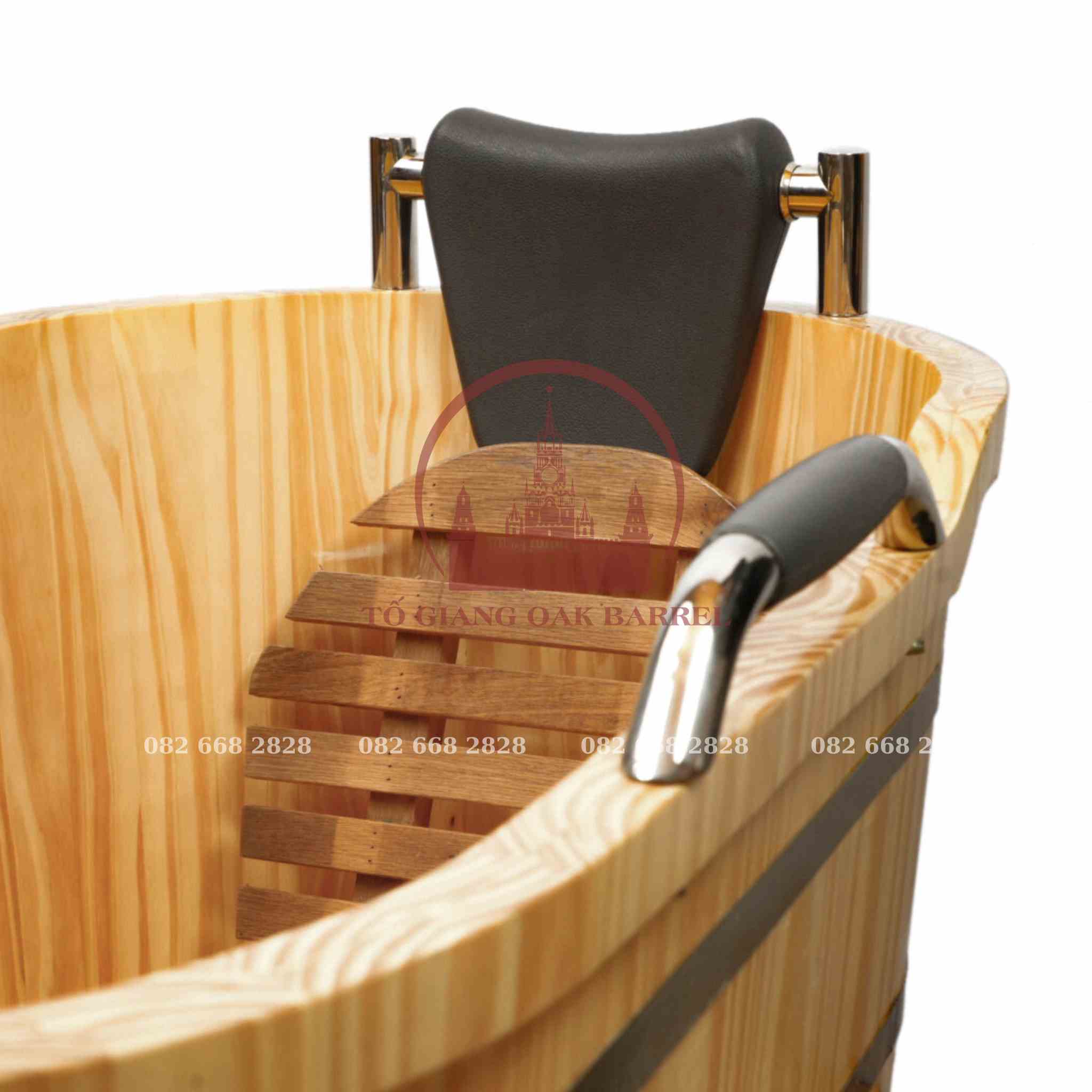 bồn tắm gỗ thông