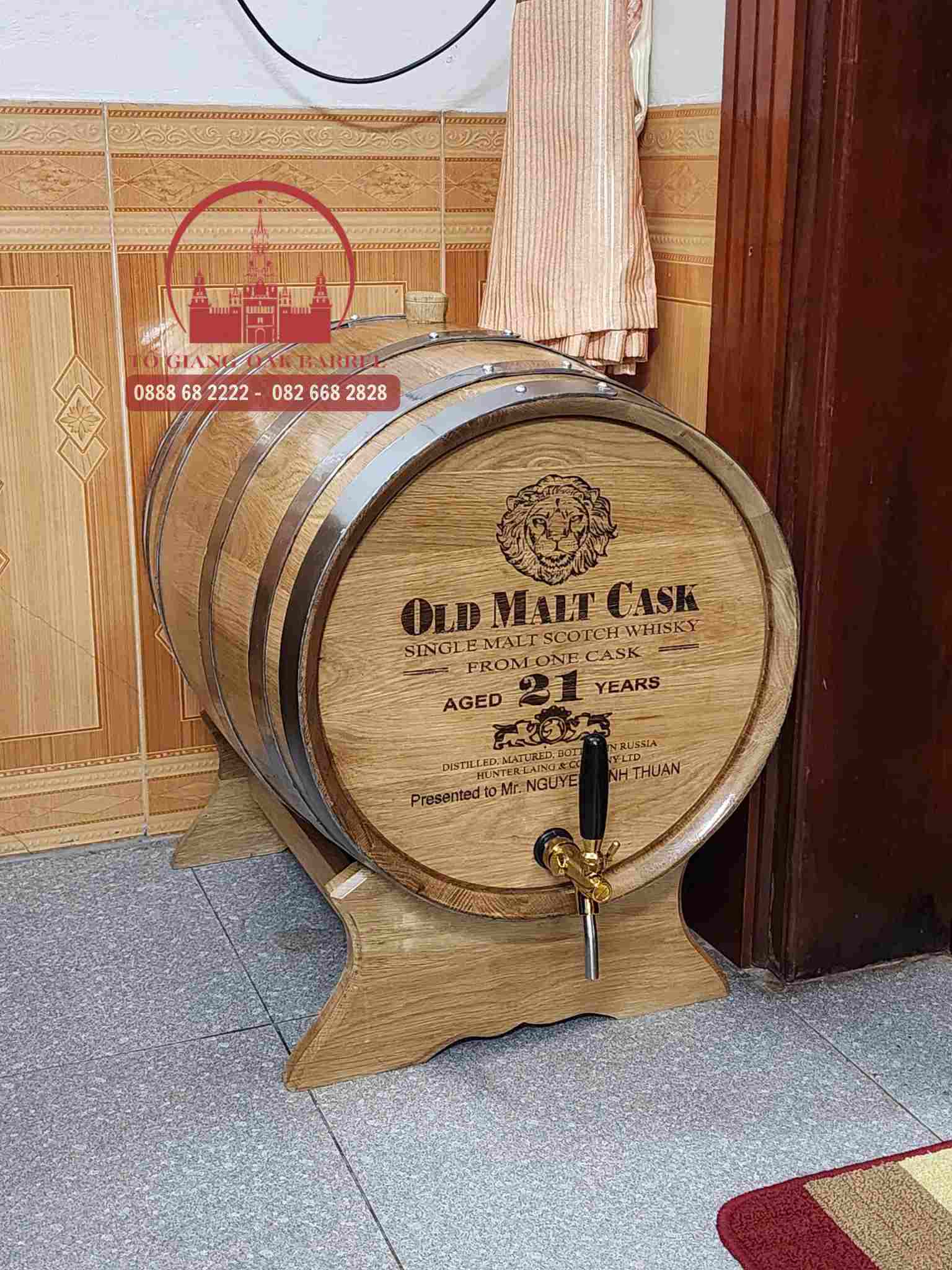 thùng rượu gỗ sồi 30 lít