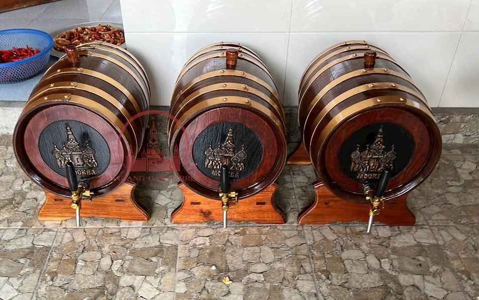 Quy trình chuẩn bị thùng gỗ sồi 200 lít trước khi ngâm rượu