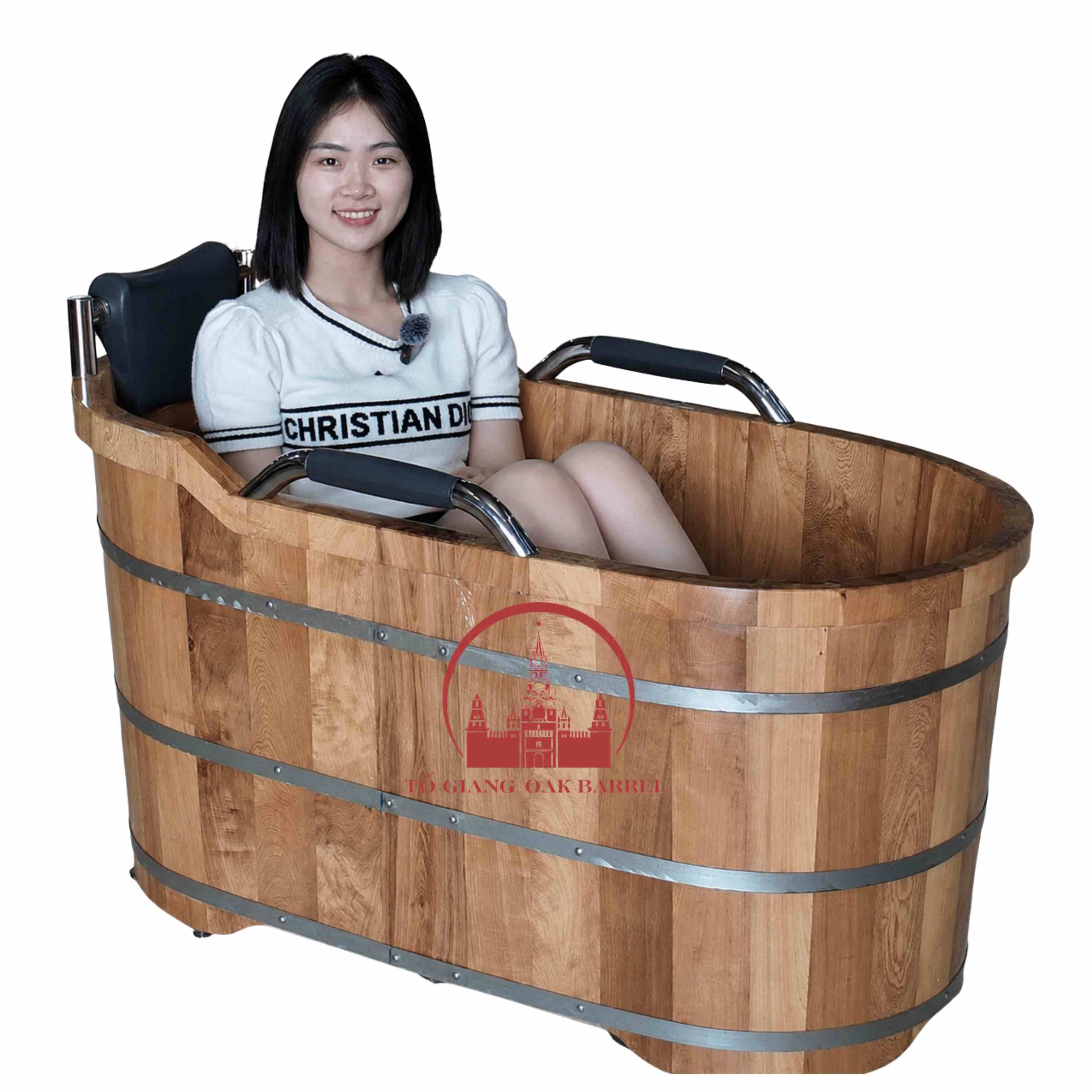 bồn tắm gỗ ngâm thuốc