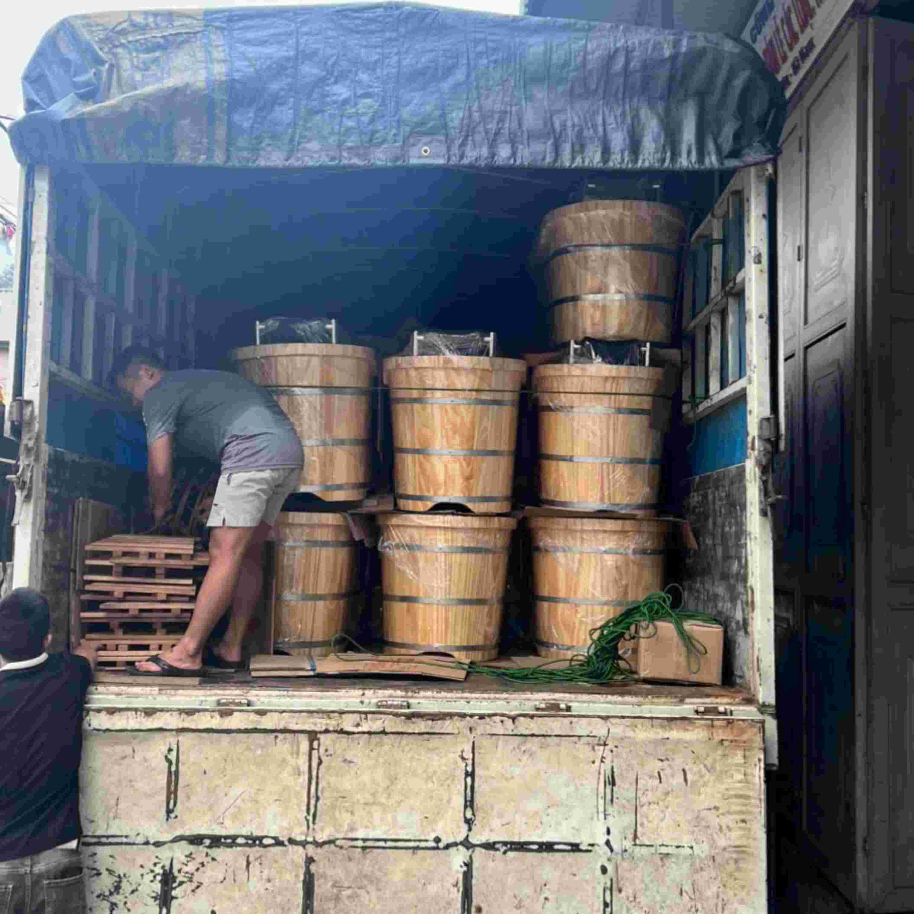 bồn tắm gỗ đẹp