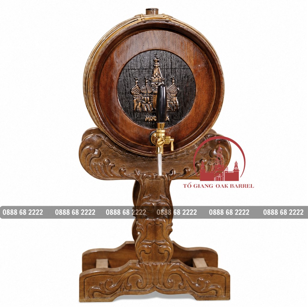 Thùng gỗ sồi 30 lít nhập khẩu Nga