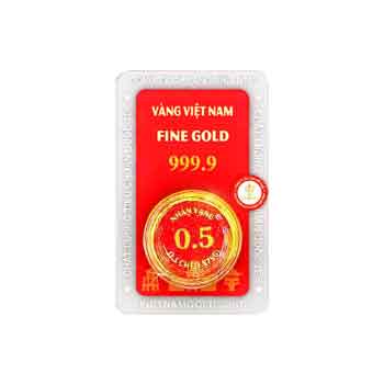 Nhẫn tròn ép vỉ 0.5 chỉ