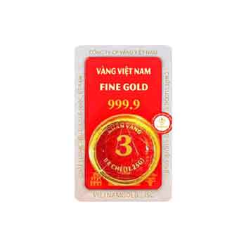 Nhẫn tròn ép vỉ 3 chỉ