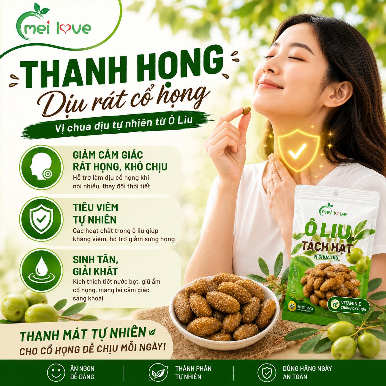 Ô Mai Ô Liu Tách Hạt Meilove: Lựa Chọn Ăn Vặt Tốt Cho Sức Khỏe Và Sắc Đẹp