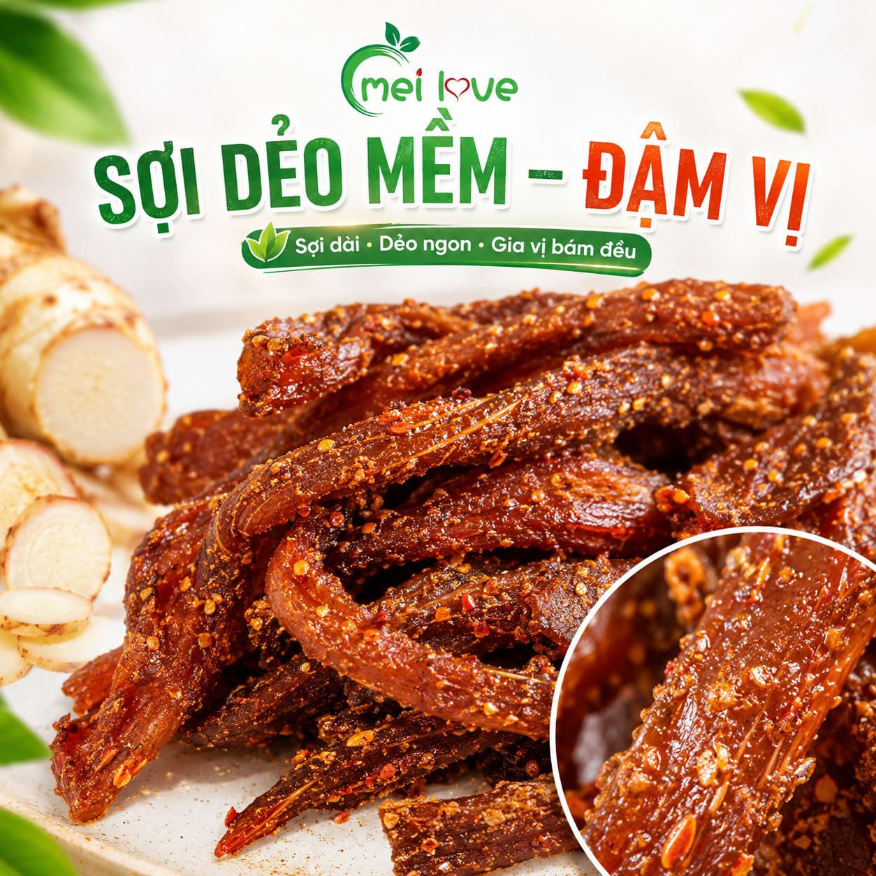 Ô Mai Sợi Riềng Cao Cấp, Sợi Dẻo Mềm, Chua Ngọt Đậm Đà, Hương Riềng Thơm Đặc Trưng