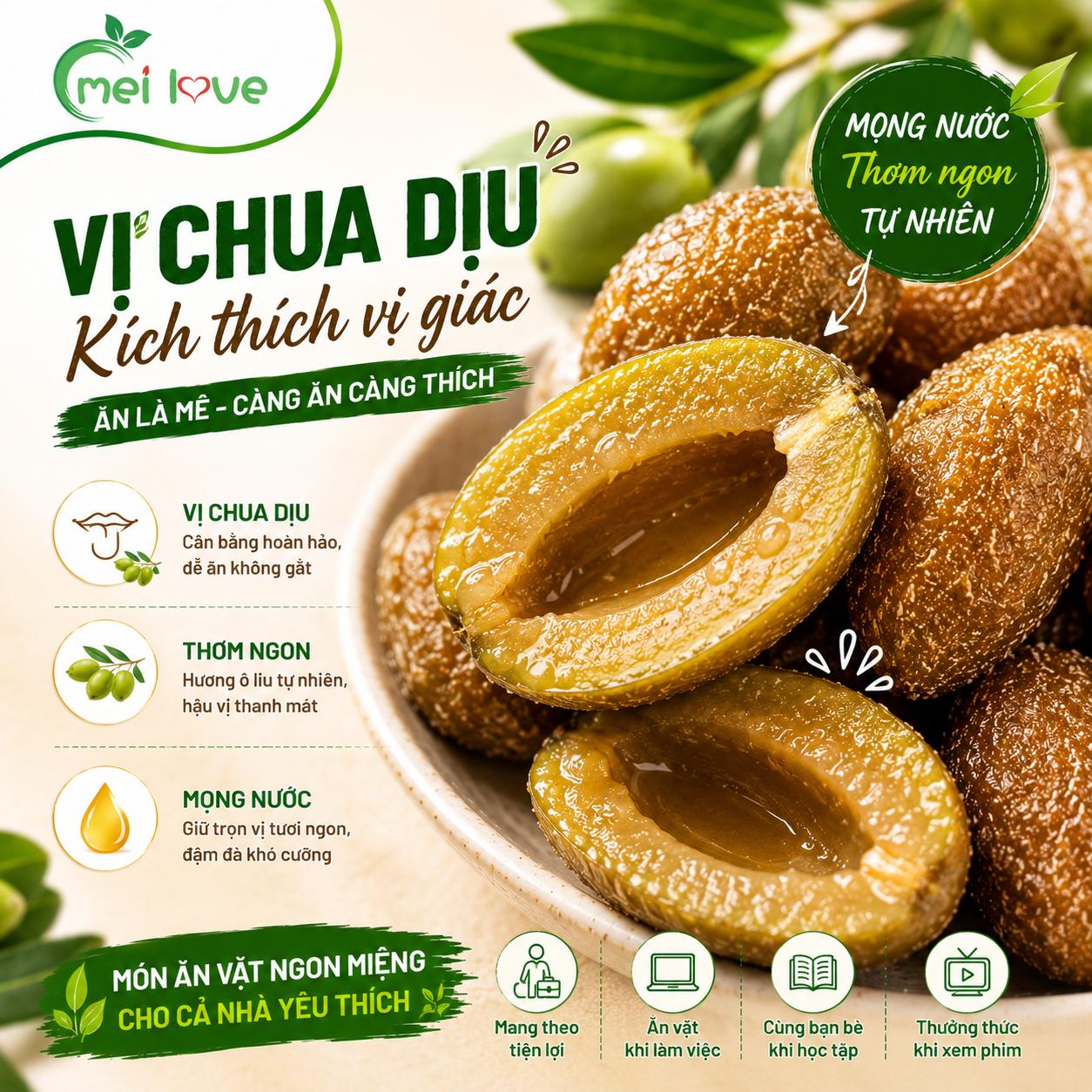 Ô liu tách hạt