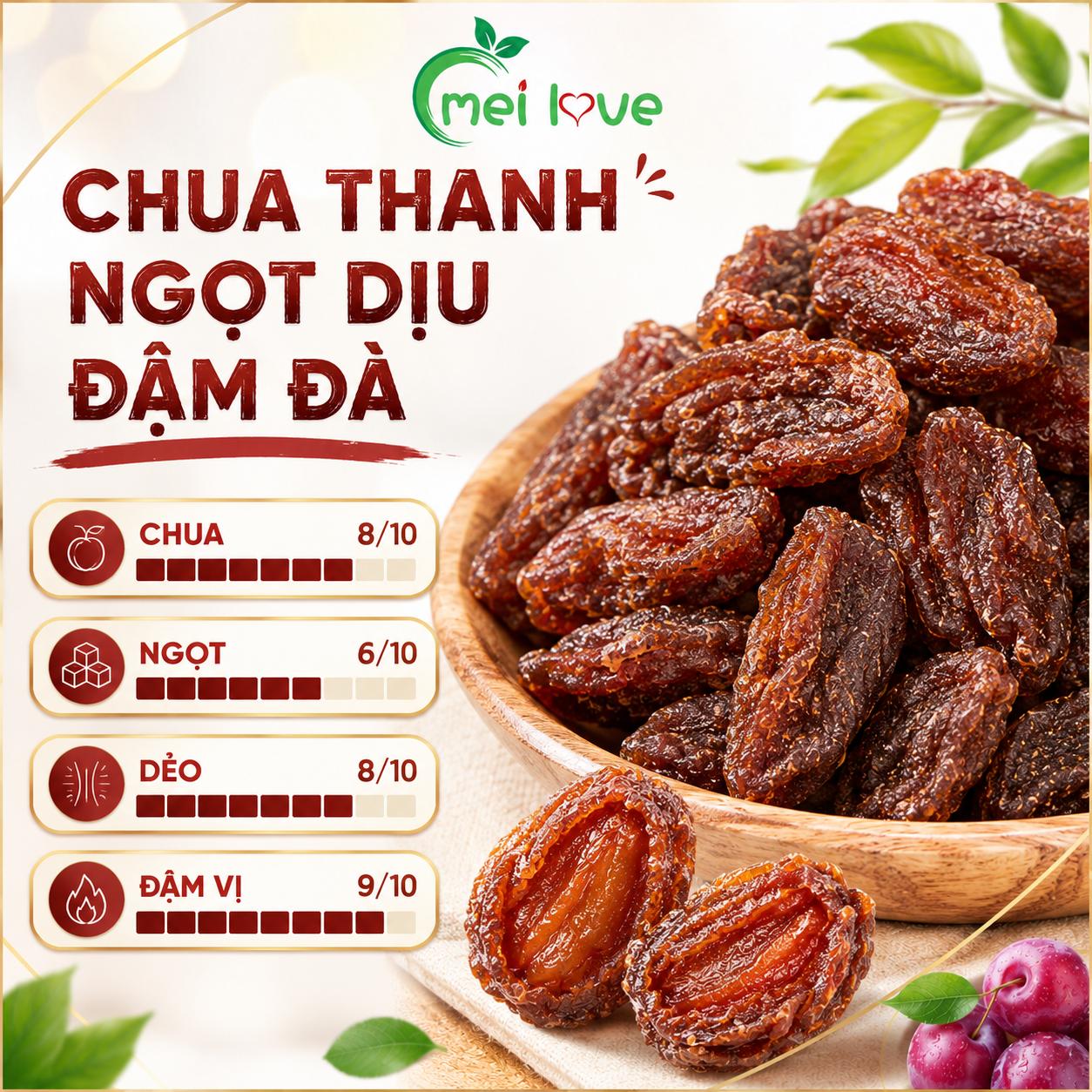 Mận Hoa Điền Cao Cấp, Quả To Thịt Dày, Chua Ngọt Hài Hòa, Dẻo Mềm Dễ Ăn