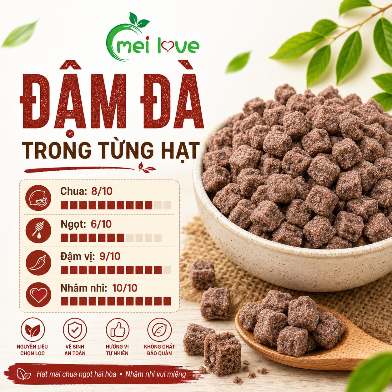 Hạt Mai Cao Cấp, Chua Ngọt Đậm Đà, Nhâm Nhi Vui Miệng, Món Ăn Vặt Truyền Thống