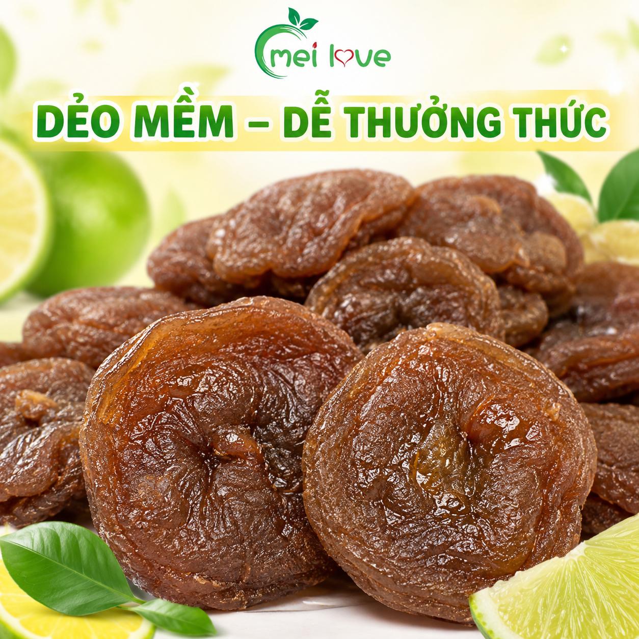 Bánh Xí Muội Vị Chanh Cao Cấp, Dẻo Mềm, Chua Ngọt Hài Hòa, Hương Chanh Thanh Mát