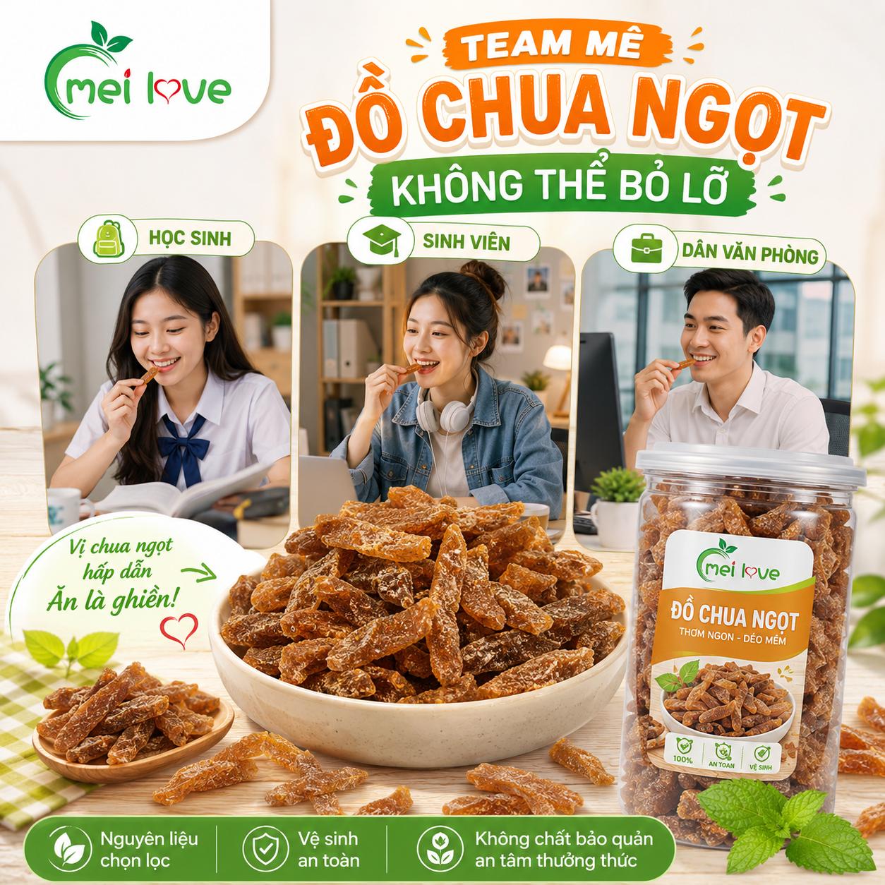 Ô Mai Sợi Muối Cao Cấp, Dẻo Mềm, Chua Ngọt Hài Hòa, Muối Phủ Nhẹ, Món Ăn Vặt Đậm Vị
