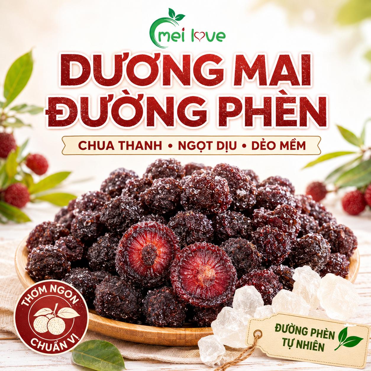 Dương mai đường phèn