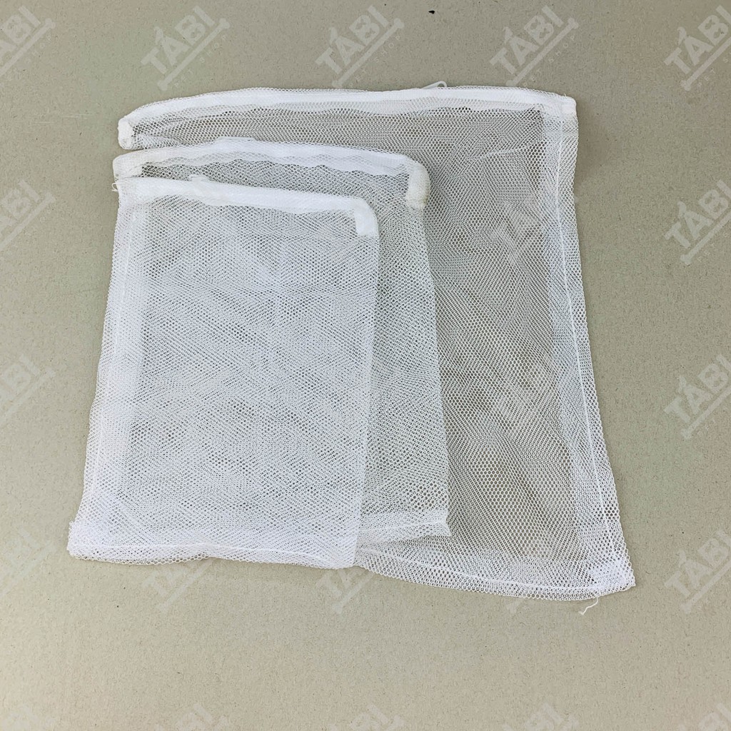 Túi Lưới Đựng San Hô, Nham Thạch, Matrix, Sứ Lọc Cho Hồ Cá Có Dây Kéo