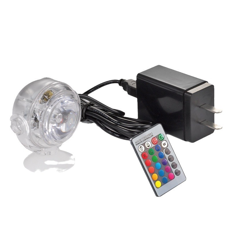 Đèn LED Mini Tròn Trang Trí Bể Cá, Hồ Cá Để Được Dưới Nước