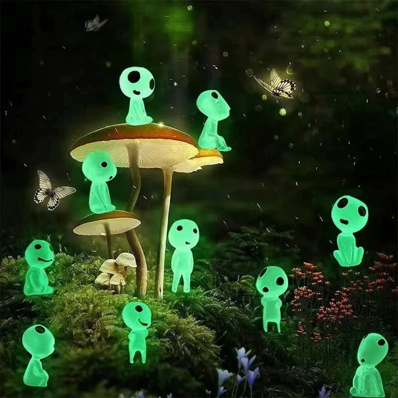 COMBO 10 Tinh Linh Thần Cây Mononoke Trang Trí Hồ Cá, Bể Cá, Chậu Cây, Tiểu Cảnh Terrarium