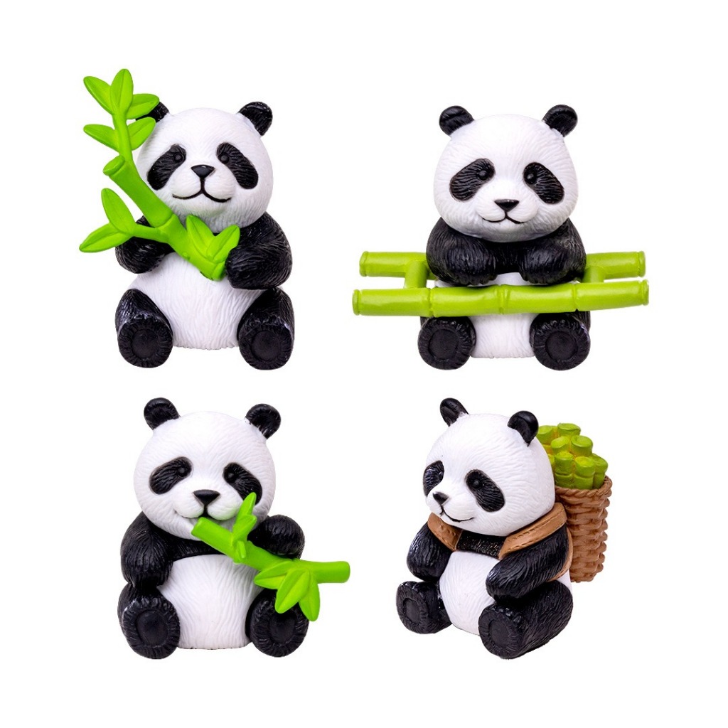Gấu Trúc Ống Tre Ver.2 Trang Trí Hồ Cá, Bể Cá, Chậu Cây, Tiểu Cảnh Terrarium
