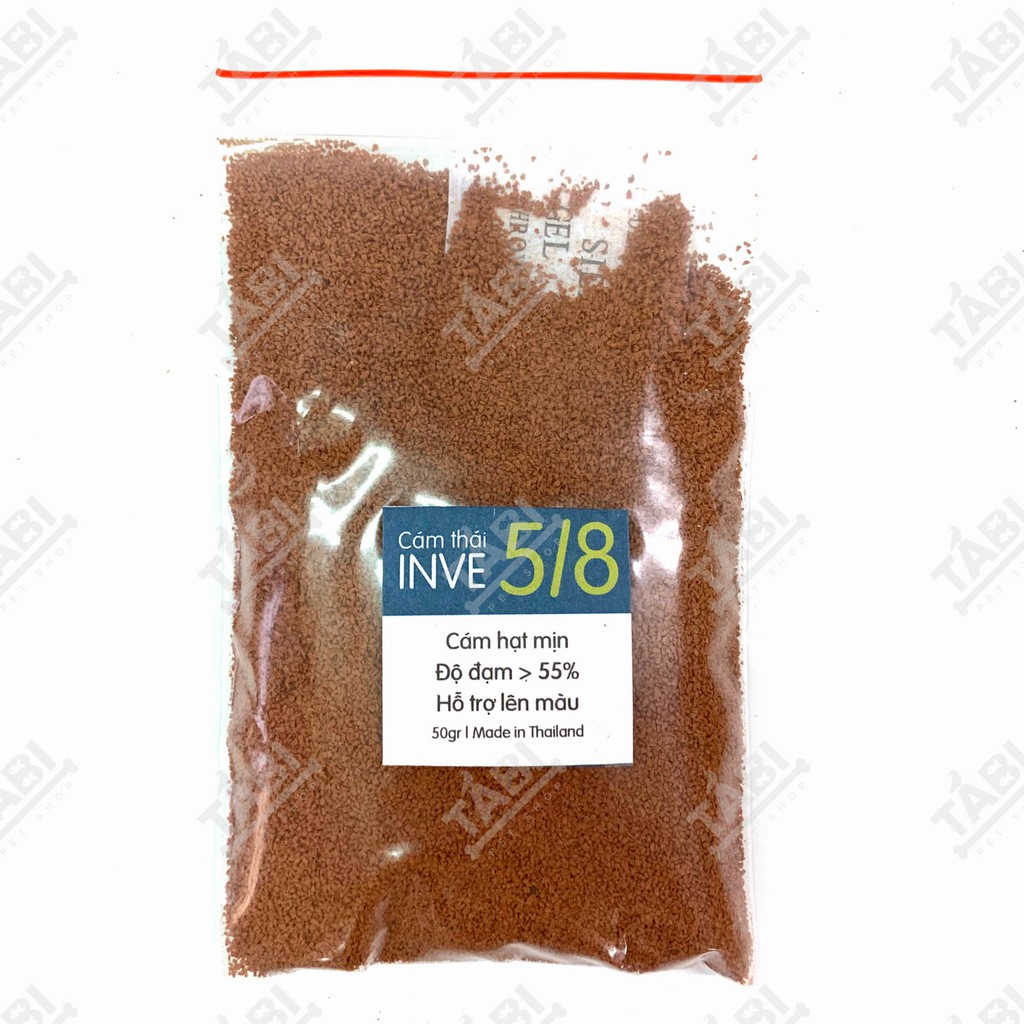 Thức ăn cho cá Cám Thái Inve 5/8, 3/5 (50G) cho cá Beta, Guppy, Vàng,...