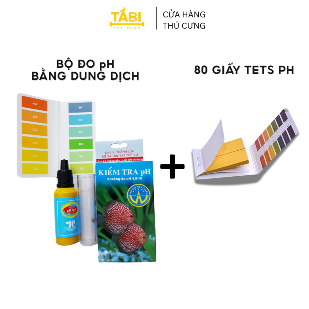 Dung Dịch Đo pH Hồ Cá - Bộ Test pH Nước Bể Cá Có Ống Nghiệm [TEST PH]