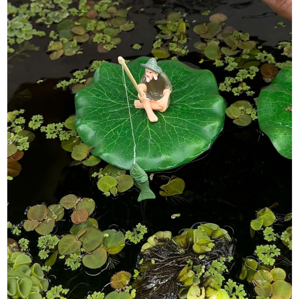 Tiểu Cảnh Ông Lão Già Câu Cá Trang Trí Hồ Cá, Bể Cá, Chậu Cây, Tiểu Cảnh Terrarium