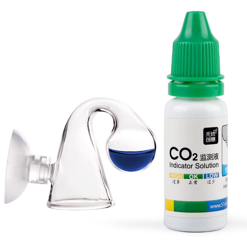 Bộ Test CO2 Giọt Nước - Kiểm Tra Nồng Độ CO2 Cao Cấp Cho Hồ Cá, Bể Cá Thuỷ Sinh