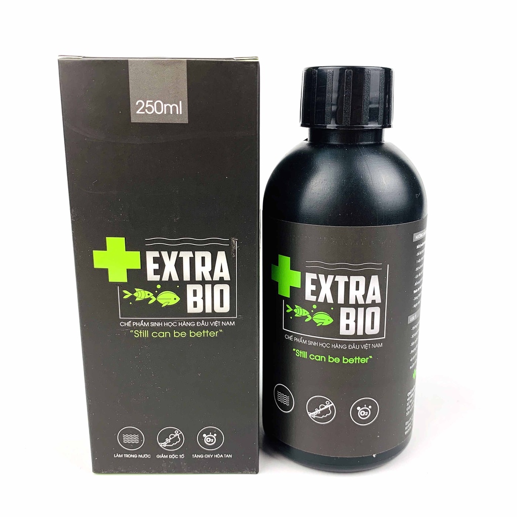Men Vi Sinh EXTRA BIO (Dạng Nước) 100ml/125ml/250ml Cao Cấp Cho Hồ Cá, Bể Cá Cảnh, Thủy Sinh [EXTRABIO]