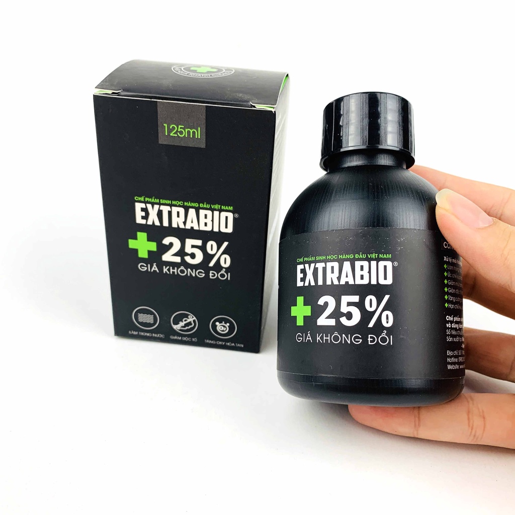 Men Vi Sinh EXTRA BIO (Dạng Nước) 100ml/125ml/250ml Cao Cấp Cho Hồ Cá, Bể Cá Cảnh, Thủy Sinh [EXTRABIO]