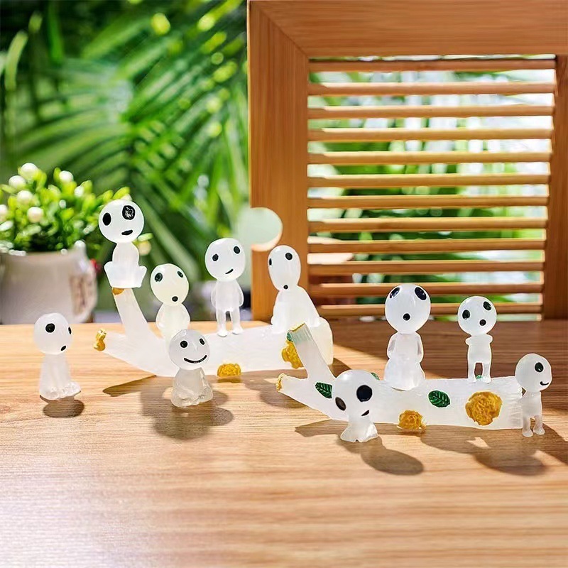 COMBO 10 Tinh Linh Thần Cây Mononoke Trang Trí Hồ Cá, Bể Cá, Chậu Cây, Tiểu Cảnh Terrarium