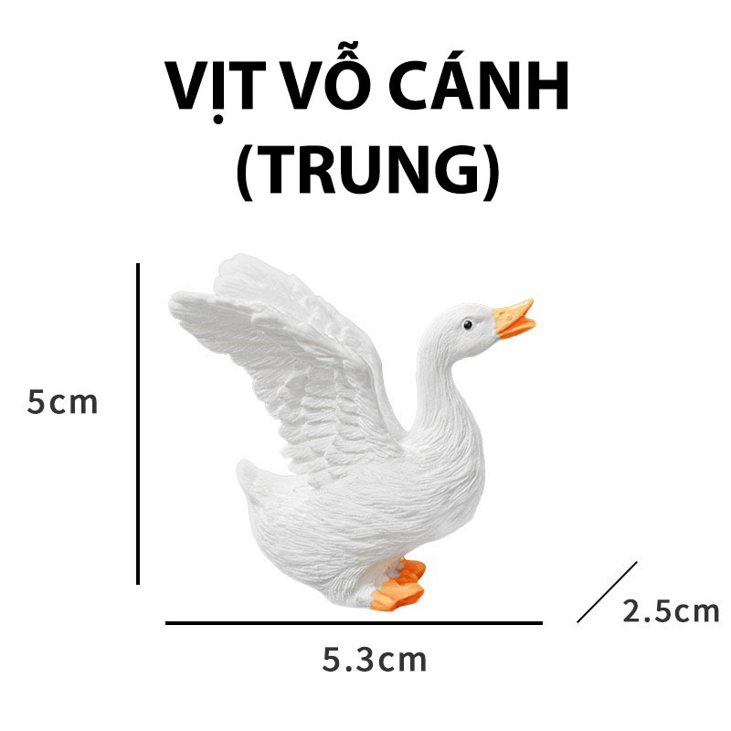 Tiểu Cảnh Vịt (SIZE TRUNG) Trang Trí Hồ Cá, Bể Cá Thuỷ Sinh [VỊT TRUNG]