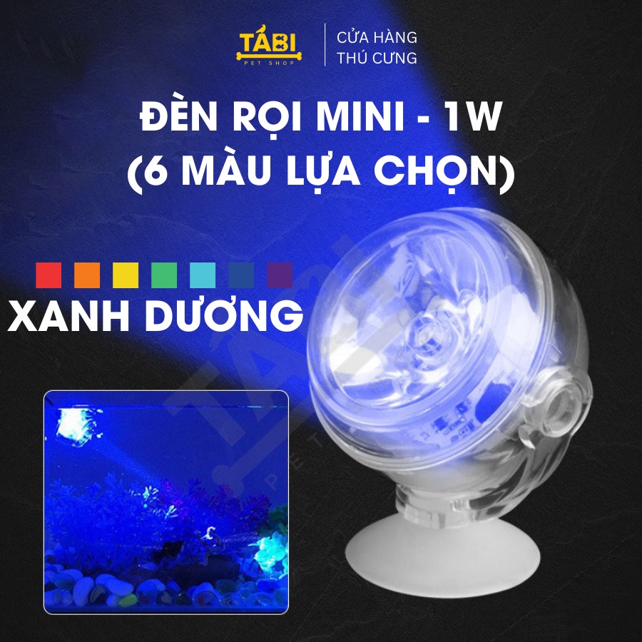 Đèn Rọi Hồ Cá Mini 1W Gắn Thành Bể Cá, Dây USB (1W)