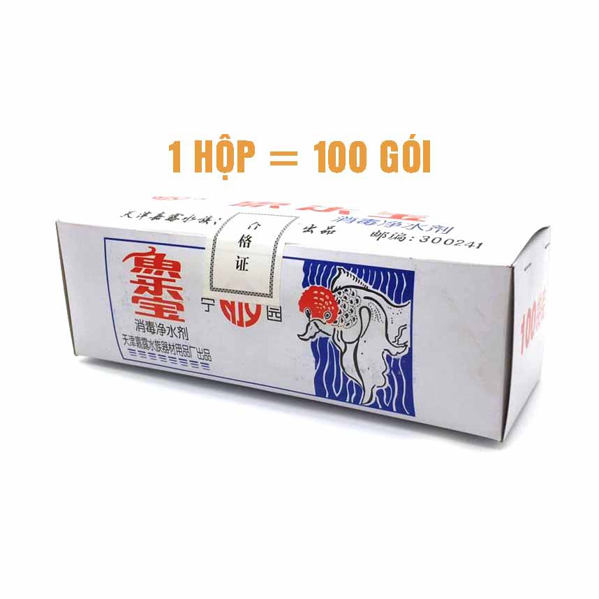 Gói Khử Clo Hồ Cá ~20 Viên, Tránh Sốc Nước Mới Khi Thay Nước Bể Cá