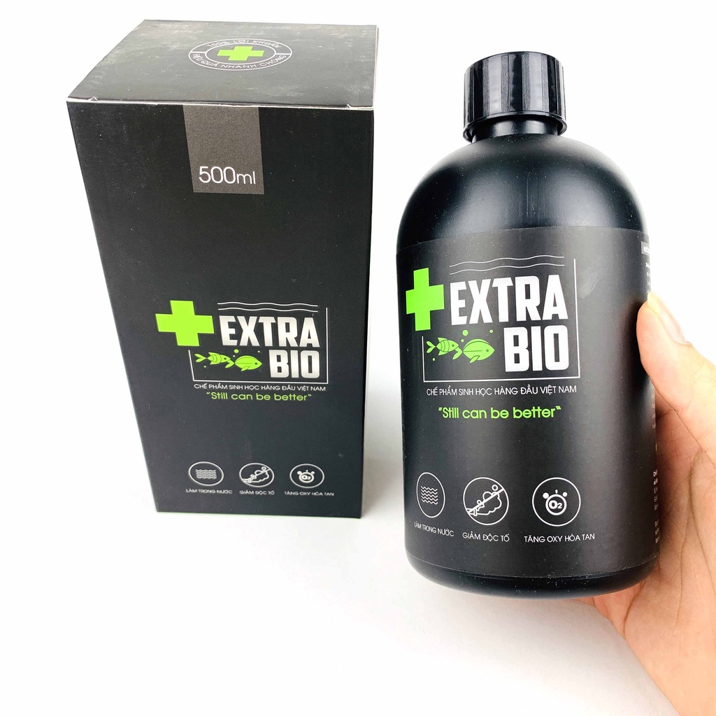 Men Vi Sinh EXTRA BIO (Dạng Nước) 100ml/125ml/250ml Cao Cấp Cho Hồ Cá, Bể Cá Cảnh, Thủy Sinh [EXTRABIO]