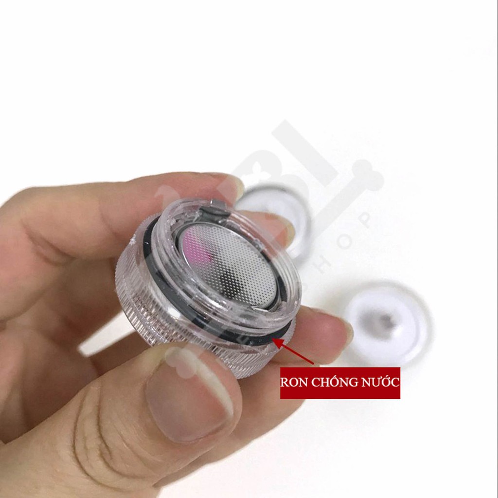 Đèn LED Mini Tròn Trang Trí Bể Cá, Hồ Cá Để Được Dưới Nước