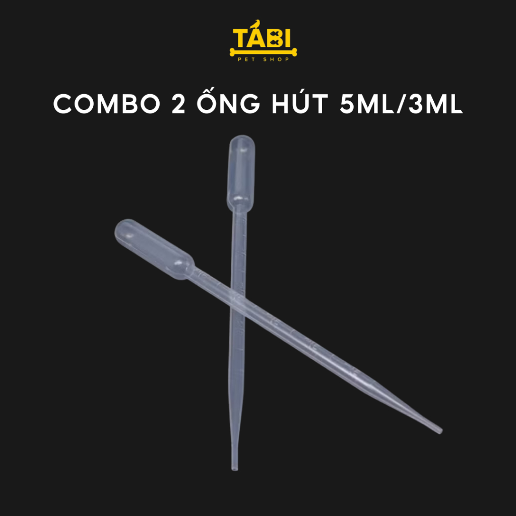 Ống Hút Atermia, Artemia Dùng Để Cho Cá Ăn - Ống Pipet Nhỏ Giọt [ỐNG HÚT 3ML/5ML]
