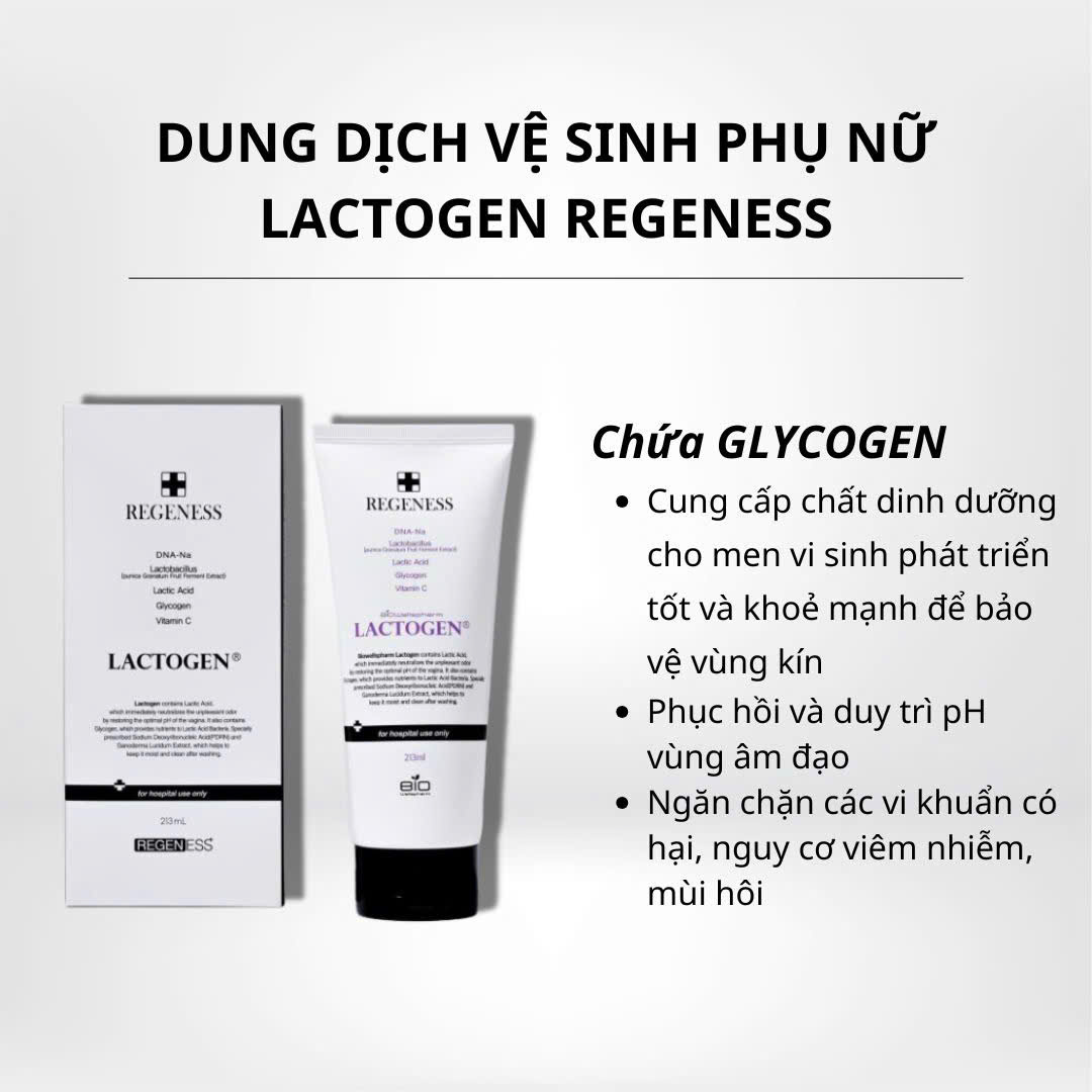Dung dịch vệ sinh REGENESS LACTOGEN