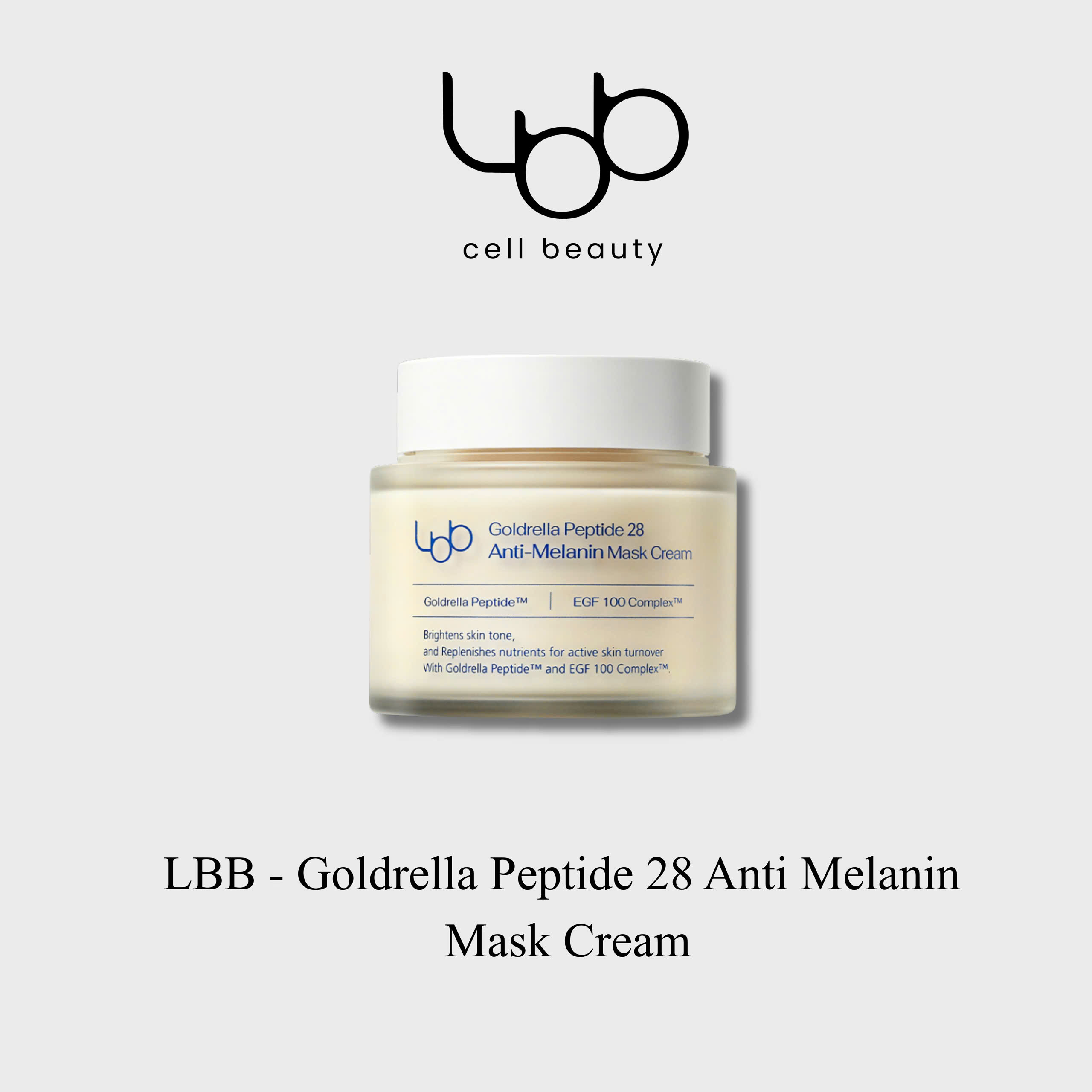 LBB - Goldrella Peptide 28 Anti Melanin Mask Cream