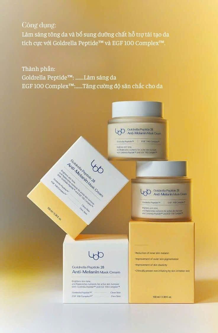 LBB - Goldrella Peptide 28 Anti Melanin Mask Cream