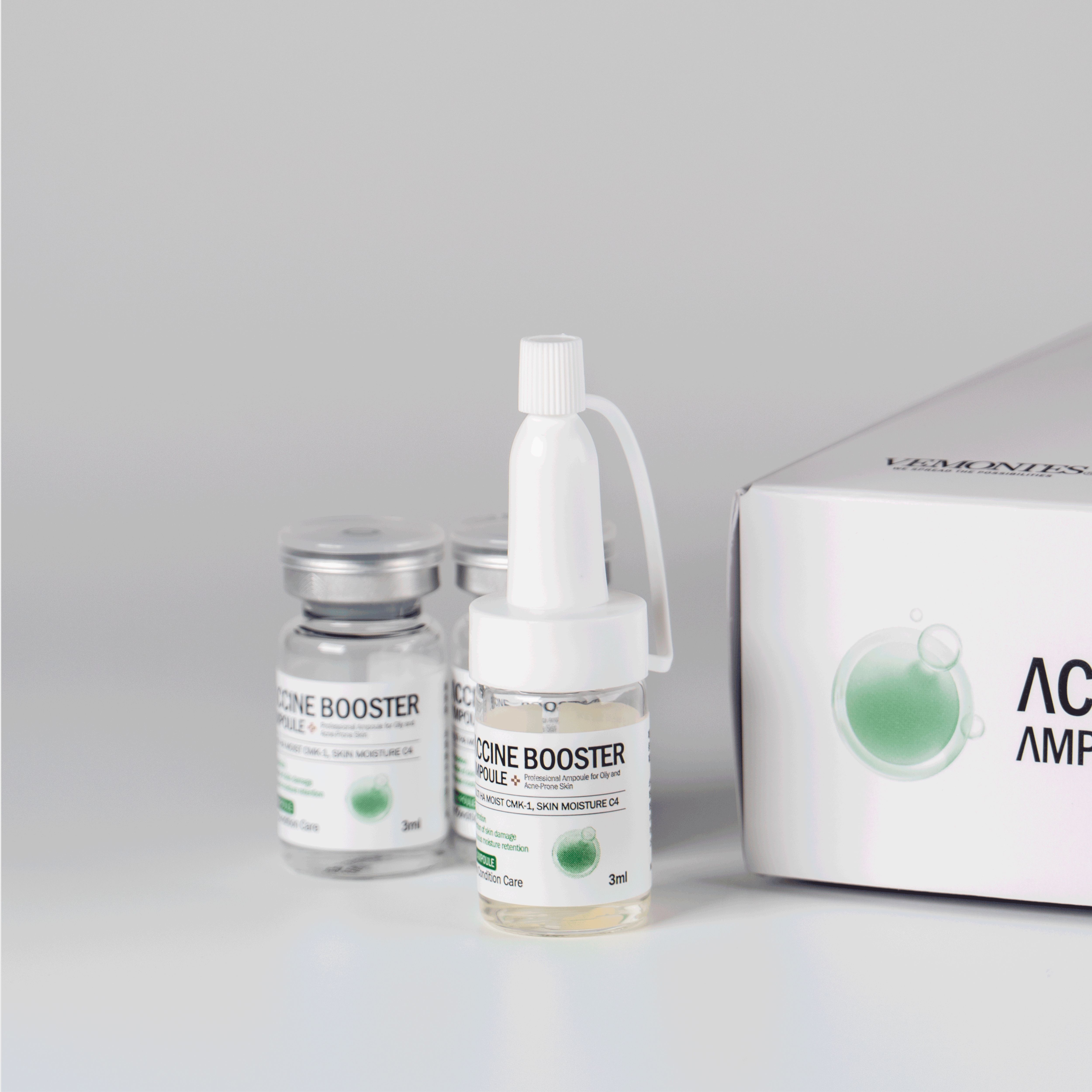 Tinh chất điều trị mụn chuyên sâu dạng ampoule kép VEMONTES AXCNE BOOSTER AMPOULE