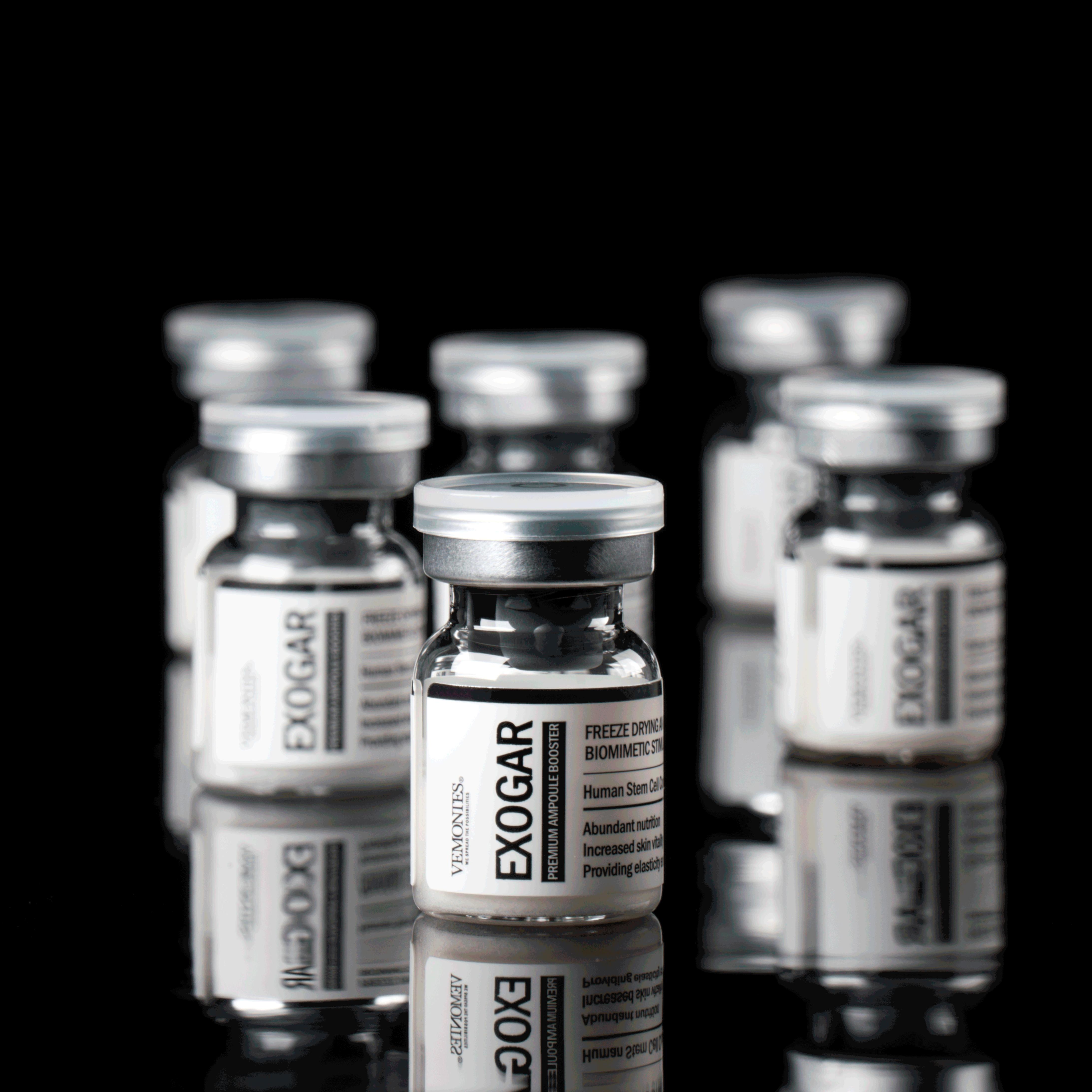 Tinh chất tăng cường cao cấp chứa 300.000ppm dịch nuôi cấy tế bào gốc và exosome tinh khiết EXOGAR 300mg*6vial