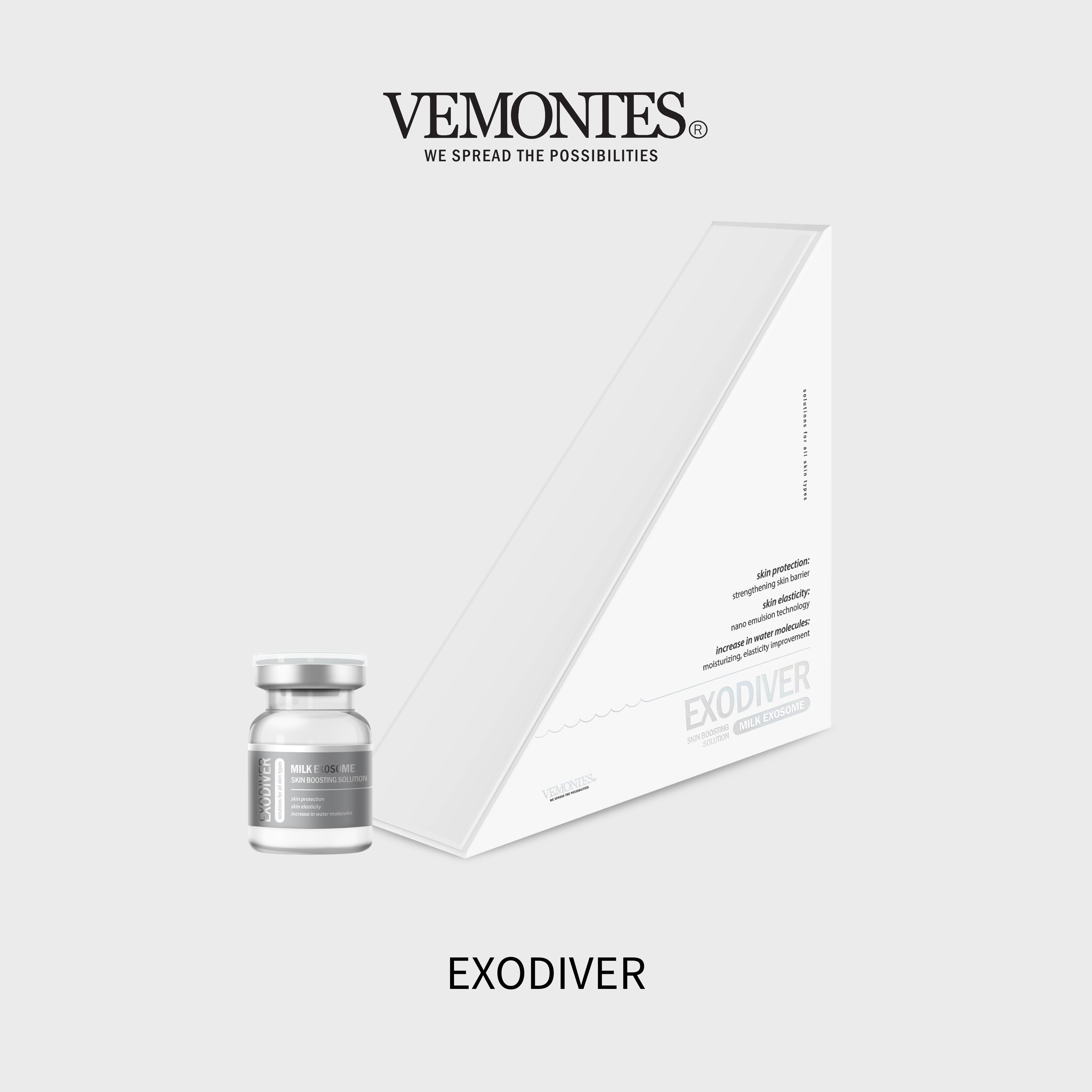 Tinh chất booster exosome từ sữa tái tạo, cấp ẩm & tăng hấp thụ dưỡng chất chuyên sâu - VEMONTES MILK EXOSOME EXODIVER