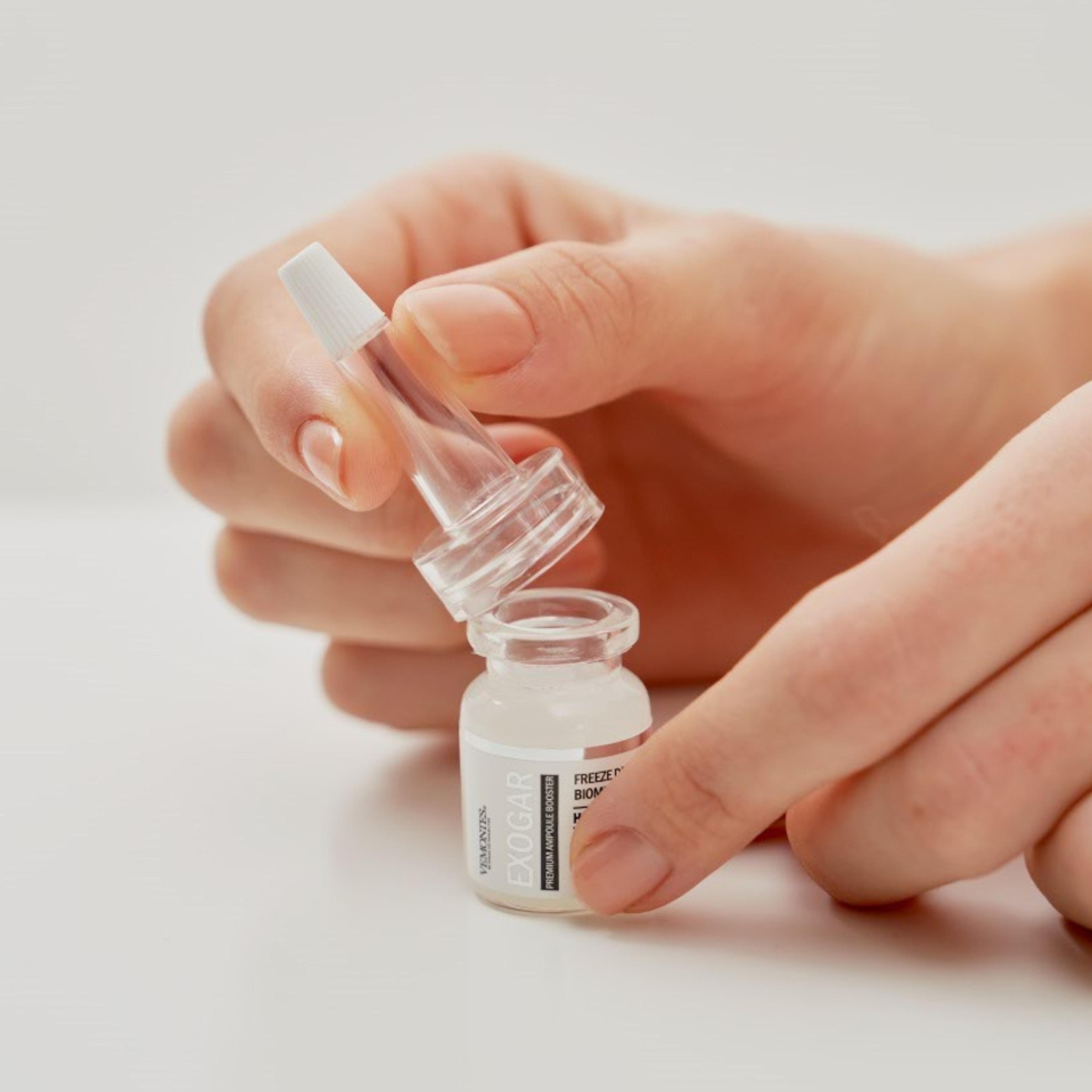 Tinh chất tăng cường cao cấp chứa 300.000ppm dịch nuôi cấy tế bào gốc và exosome tinh khiết EXOGAR 300mg*6vial