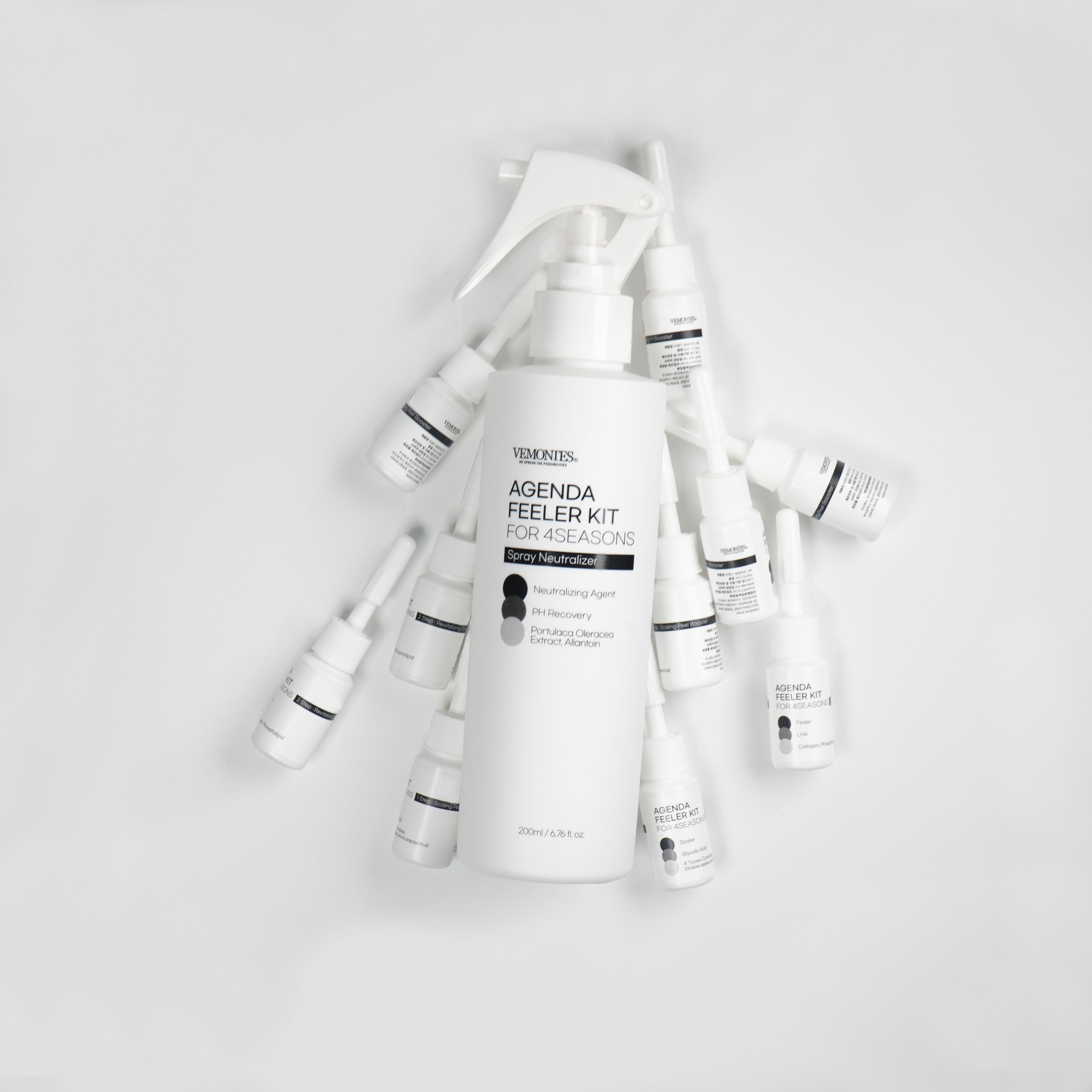 Liệu trình peel sinh học dịu nhẹ, tái tạo & phục hồi da toàn diện chuẩn spa VEMONTES AGENDA FEELER KIT